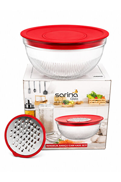 BOL Multifunctional Glass Jar with Lid and Integrated Grater, Food Preparatio...