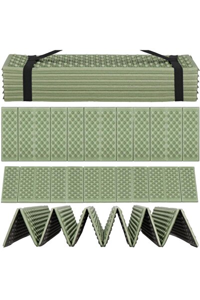 SERSIMO Saltea de camping pliabilă 182x60 cm, spumă XPE, izolație termică, pl...
