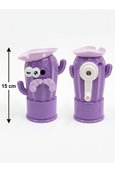 sfs elektrik Pencil Sharpener with Cactus-Shaped Handle, 1 Piece