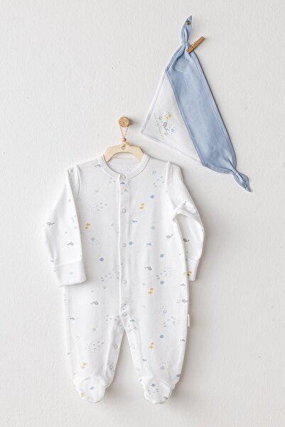 andywawa 100% Cotton Men's Overalls with Scarf and Gloves