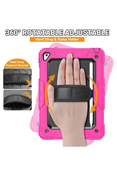 SIGLOO Husă Clamshell Shockproof Armor cu folie pentru iPad Air 2 / iPad 5/6 ...