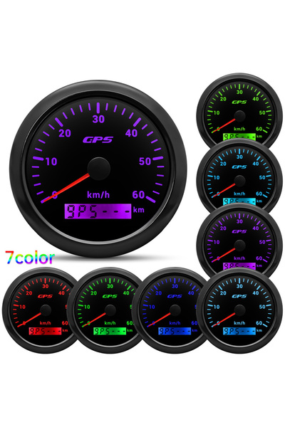 Choice4 عداد سرعة GPS بسرعة 60 كم/ساعة BN 85MM مع 60/120/200 كم/ساعة إضاءة بـ...