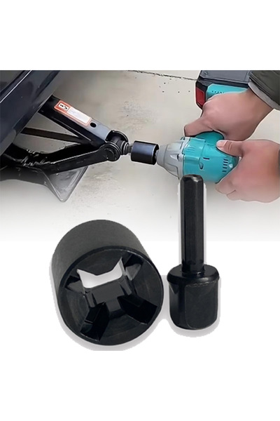 Choice 1 SET Steel Heavy Duty Trailer Jack Drill Adapter Electric Attachment ...
