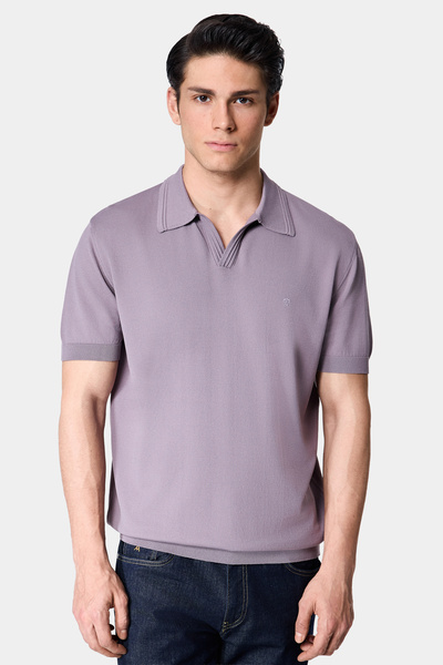 Damat Regular Fit Lavanta Rayon Triko