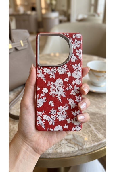 Hatreds Tecno Camon 30 Deri Dokulu Desenli Kamera Korumalı Darbe Emici Siliko...
