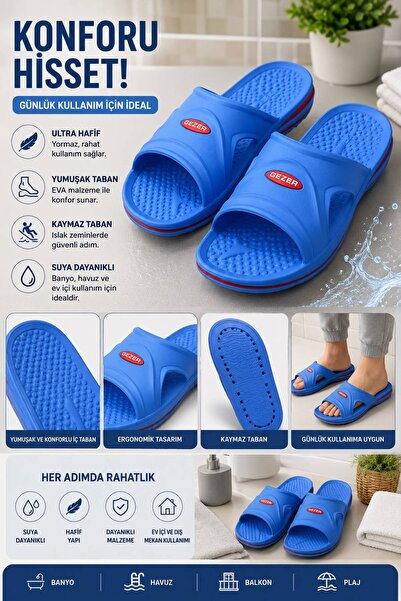 GEZER Önü Açık Banyo Terliği