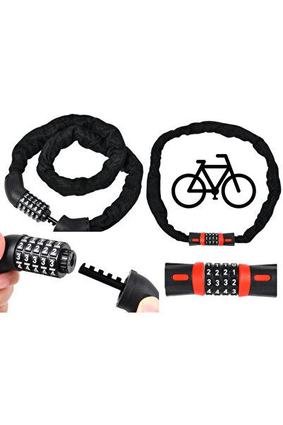 LEAN Antifurt bicicletă, cod din 5 cifre, 60 cm, 20745