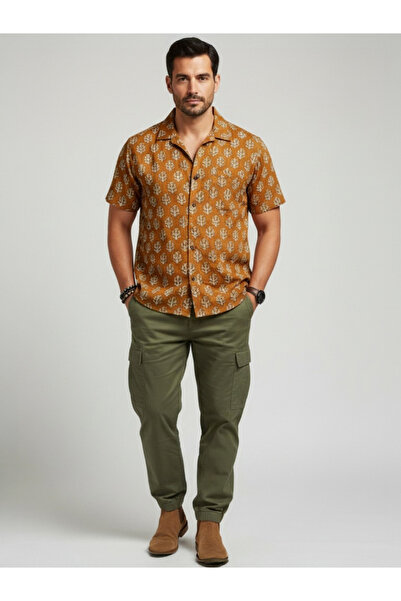 TRULOOM By Styli Men Classic Graphic Print Casual Shirt