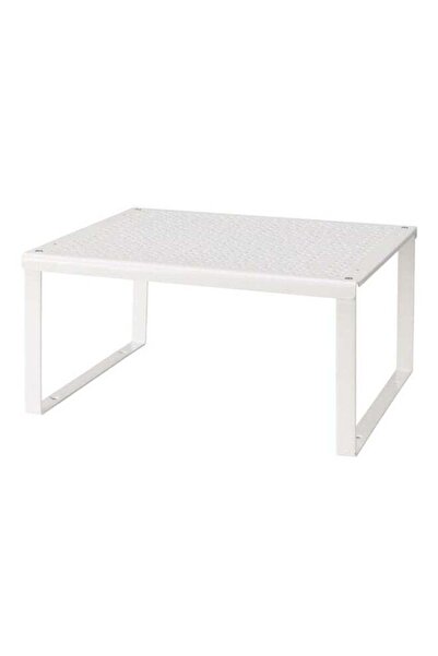 Duravel White Metal Cabinet Shelf Organiser Rack(32X28X16)
