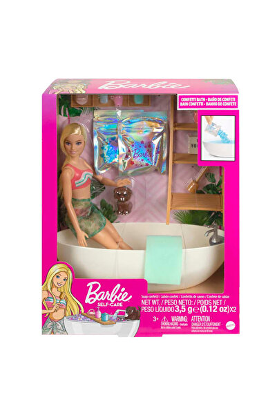 Barbie Set papusa Barbie, Confetti Bath, Cada si accesorii, HKT92