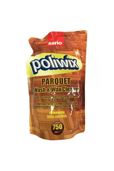 Sano Poliwix Parquet Wash & Wax Cleaner Refill, 750 ml
