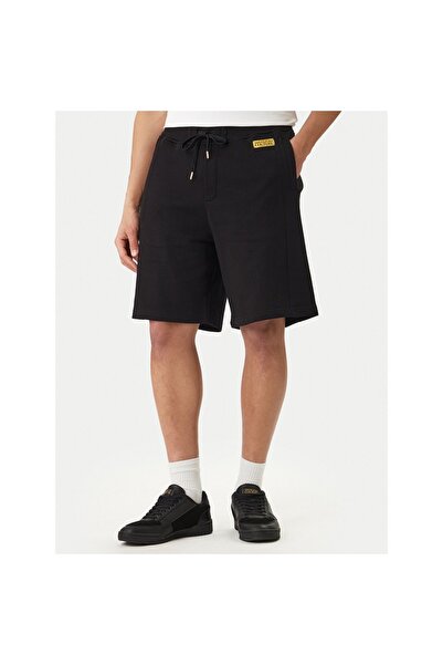 VERSACE JEANS COUTURE Pantaloni scurți sport bărbați 80GADT04 CF01T Negru