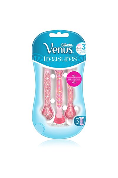 Gillette Venus Treasures Women's Disposable Razors – 3 Pack