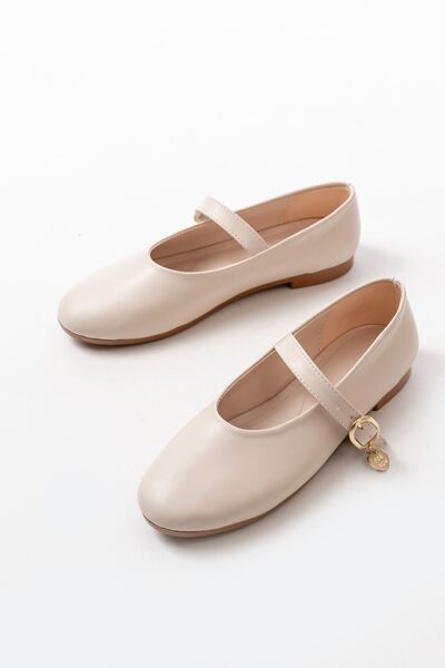 I Love Shoes Altren Nude Matte Leather Women's Ballerinas