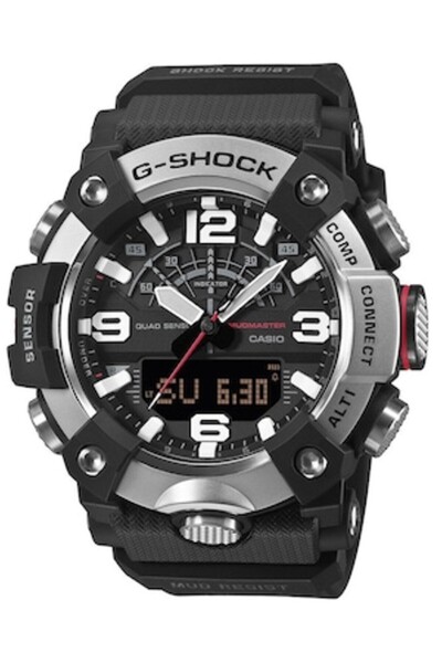G-SHOCK Ανδρικό Ρολόι Master of G Land Mudmaster Bluetooth μαύρο 55x56mm