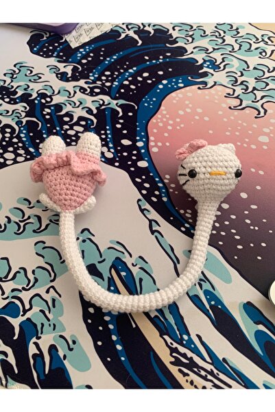 Genel Markalar Amigurumi Hello Kitty Araba Süsü & Çanta Charmı TELLİ