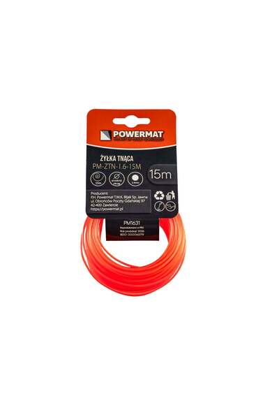 Powermat Fir rotund pentru motocoasă PM-ZTN-1.6-15M, 15 m, PM1631