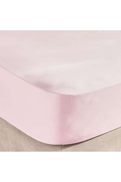 PAN HOME Solicity Fitted Sheet 120x200+33cm-Pink