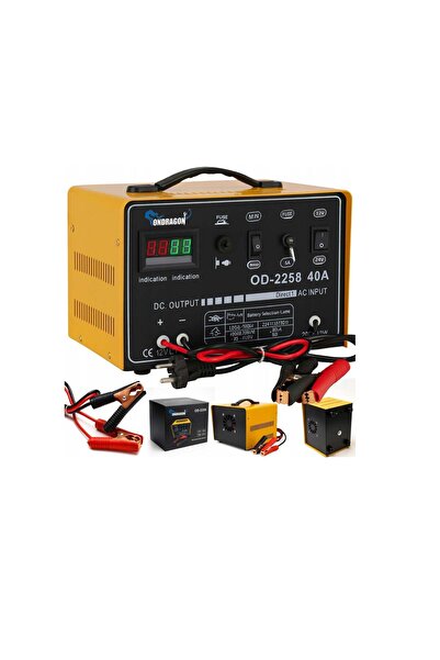 Ondragon Încărcător auto cu funcție de încărcare, 12 / 24 V, 40 A, OD 2258