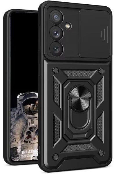 m.tk moveteck Samsung Galaxy A27 Uyumlu Kılıf Kamera Korumalı Sürgülü Yüzüklü...