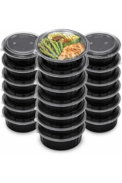 FNSAY Meal Prep Containers, 30 Pack, Reusable Plastic Food Storage with Lids,...