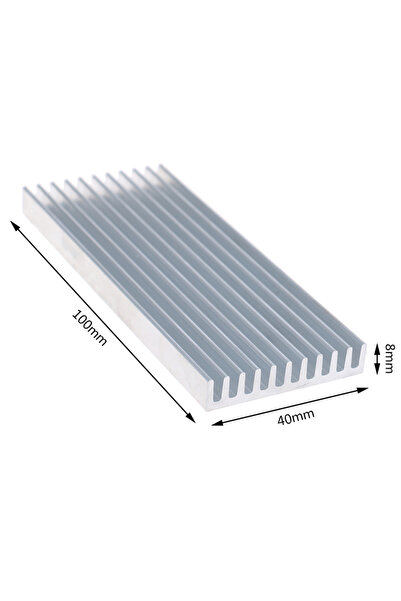 Choice1 100408mm Extruded Aluminum Heatsink For High Power LED IC Chip Cooler...
