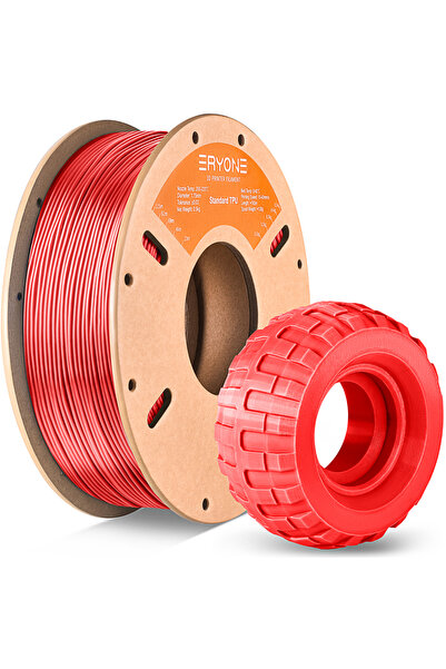 Choice3 red ERYONE TPU 95A 3D Printer Filament 1.75mm, Flexible 95A Soft High...