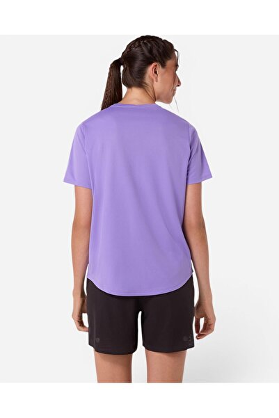Asics FUJITRAIL LOGO SS TOP Kadın Mor Kısa Kollu Tshirt 2012D432-500