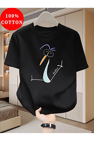 121 100% Pure Cotton Men's T-Shirt, Thin Short-Sleeved Summer Shirt, Slim Fit...