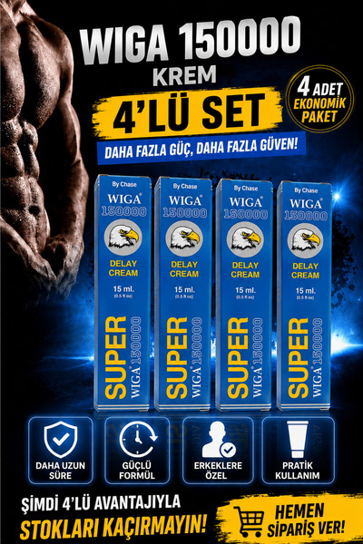 Chase Wiga Super 150000 Krem 4 Adet Krem Set