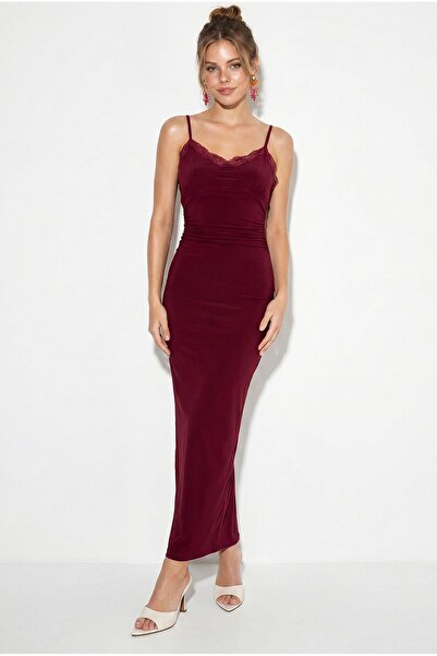 Hiccup LUCCI Rochie Maxi Bodycon Din Dantelă