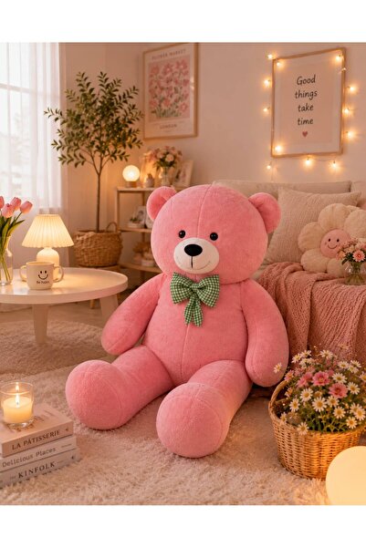 MASSALTOYS 160 cm DEV peluş ayı hediyelik peluş oyuncak pembe