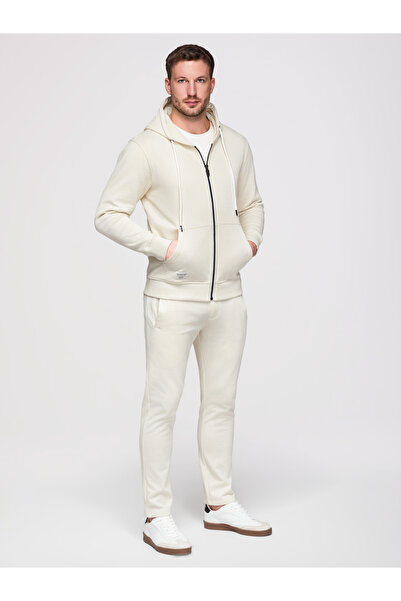 OMBRE Set de trening pentru bărbați, hanorac cu fermoar și pantaloni cu croia...