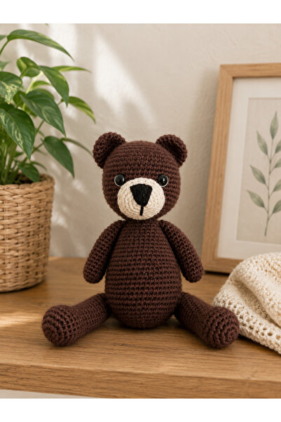 Genel Markalar Amigurumi örgü oyuncak uyku arkadaşı ayıcık
