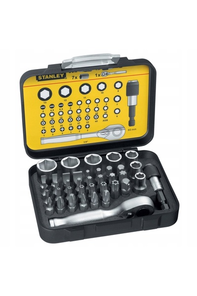 STANLEY SINCE 1913 STANLEY FATMAX SET DE BITOȘI ȘI CAPETE DE SCULE 40 DE BUCĂ...
