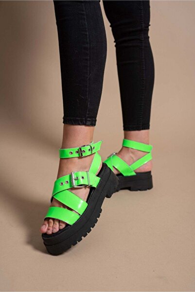Mauri Sandale din piele Neon Raisa - 39