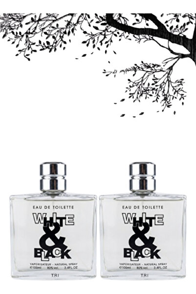 trı 2 Pieces White And Black Perfume 100ML