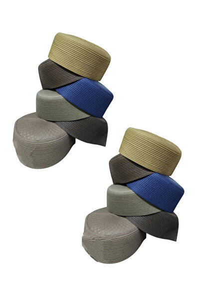 M.A Traders Muslim Prayer Cap Pack – Mixed Colors, Mixed Sizes & Assorted Des...