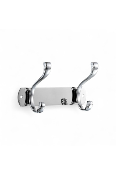 POLATAPS Double Clothing Rail 2 Shenkar Stainless Steel Chrome - Bolutaps