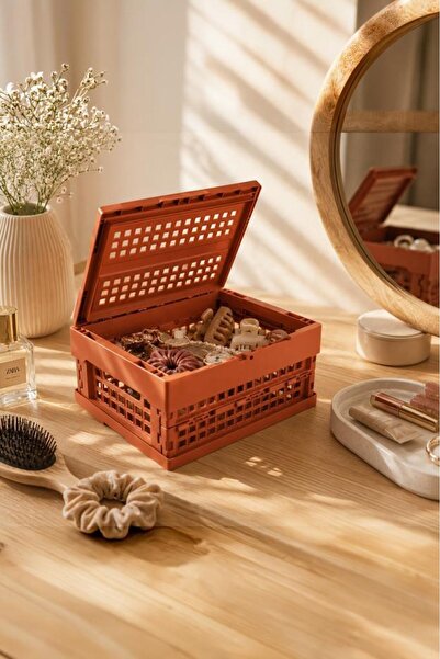 Smartware Blox Folding Box with Holes and Lid 10 Lt