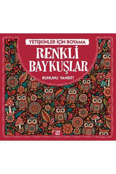 dokuzyayinlari البومة الملونة ورسمها للبالغين