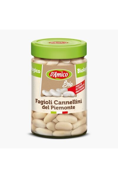 D'Amico Organic White Beans, 310g