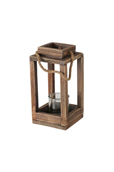 Boltze Felinar din lemn 14 x 14 x 28 cm Andra