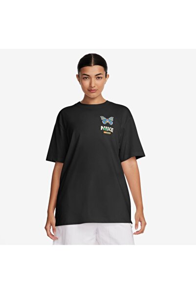Nike W NSW TEE OC 2 BF AMD FQ8873-010 Μαύρο M