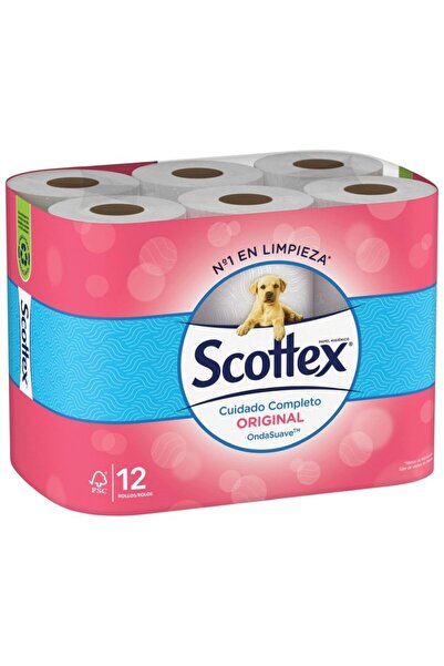 Scottex Toilet Paper 12ROLLS Original