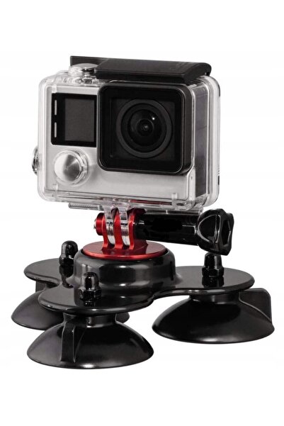 SJCAM Suport cu ventuză triplă pentru camere sport, trepied SJ