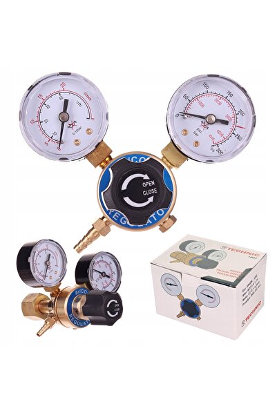 TC Technic Mini REDUCTOR de presiune pentru BUTELIE ARGON CO2 MIX MIG MAG TIG...