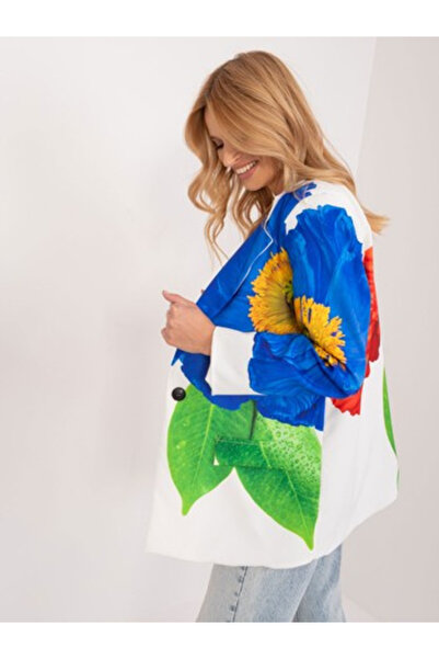 Italy Moda Ladies jacket, ITALY MODA, Polyester, Long sleeve, Ecru, model DHJ...
