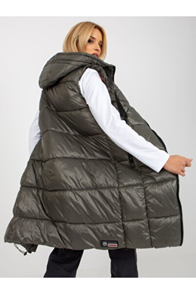 Fresh Made Women's Vest, Fresh Made, Polyester, Khaki, model D50048X80105A3