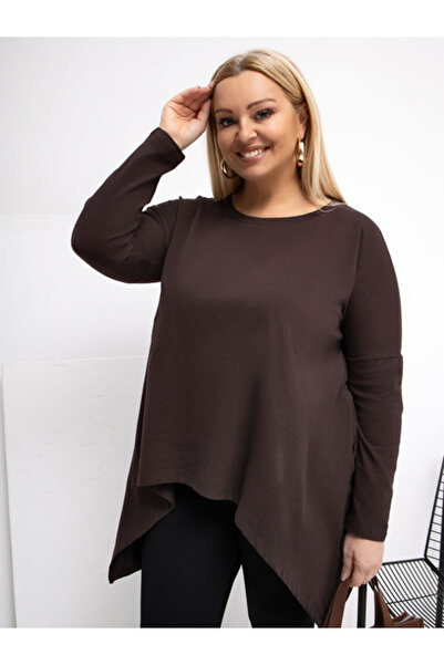 Relevance Bluza Dama Lunga, Guler inalt, RELEVANCE, Maro Casual Model RV-BZ-5...